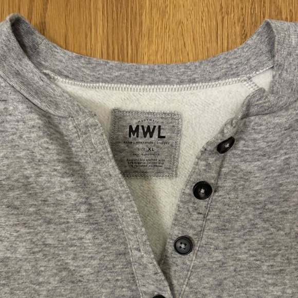 Madewell Henley Sweatshirt - Picture 3 of 3